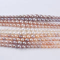 Wholesale 4-9mm Natural Cultured Freshwater Rice Pearl Beads for Jewelry Making