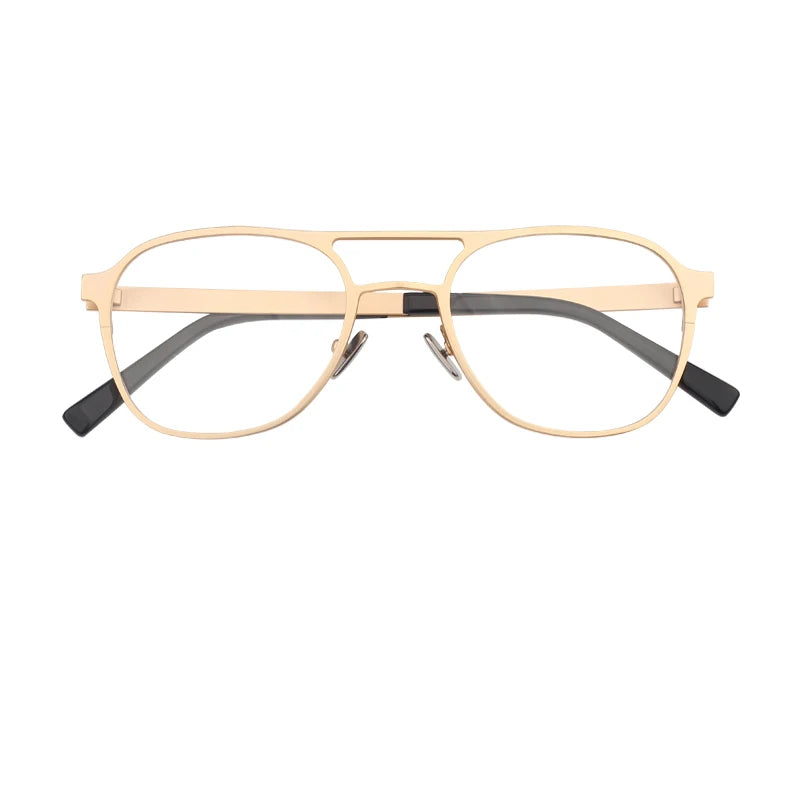 Custom Logo Gentleman Anti Radiation Blue Light Blocking Double Bridge Computer Glasses MegaBDM