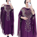 Liu Ming Wholesale Luxury Women Kaftan Islam Kimono Robe Caftan Ramadan Dubai Evening Gown Abayas Muslim Dress