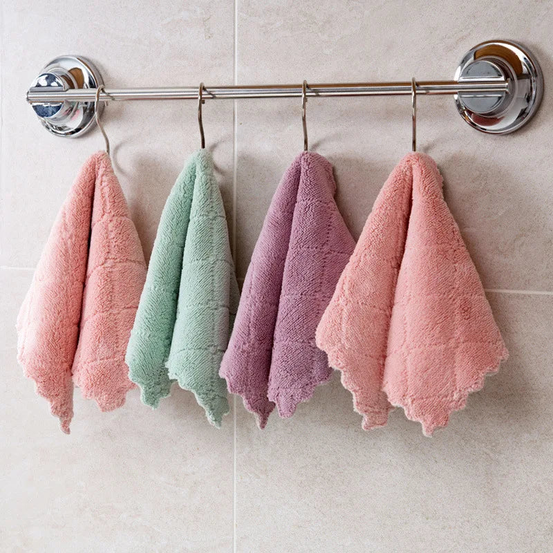 Hot Microfiber Kitchen Towels Small Dish Micro Fiber Cleaning Microfiber Kitchen Towel