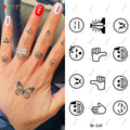 Long-lasting Semi-Permanent Tattoo Stickers Waterproof Temporary Face Arm Hand Neck Tatoo-Lasting Waterproof Semi Permanent