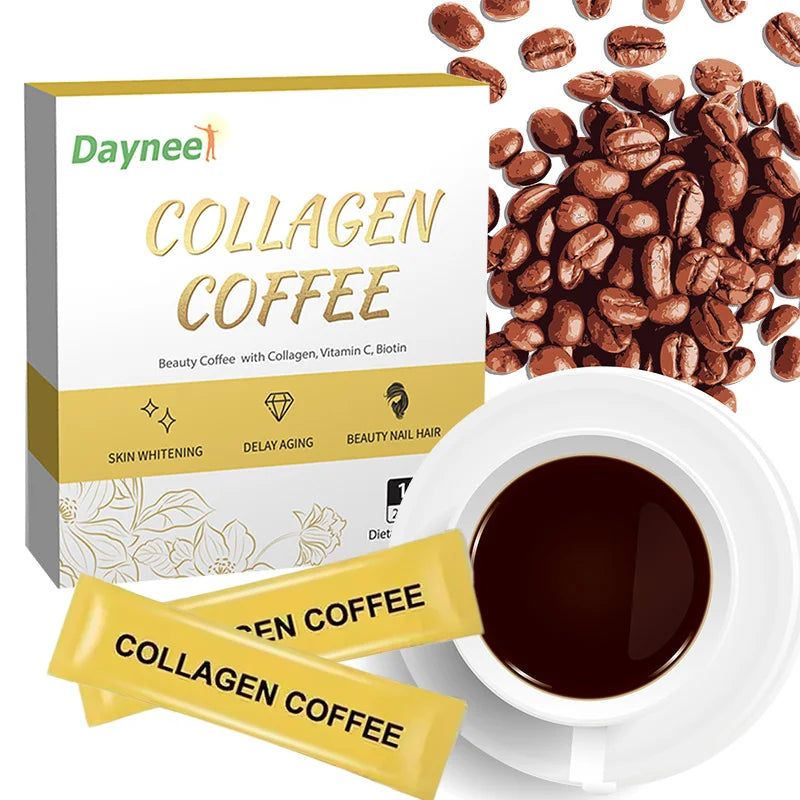Private Label Protein Coffee Natural Herbal Glow Skin Whitening Collagen Slimming Coffee with Collagen