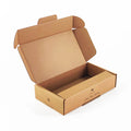 Design Printing Foldable Custom Logo Brown Kraft Corrugated Mailing Jewelry Shipping Cloth Packaging Box