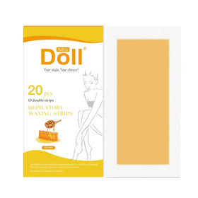 OEM Hair Removal Paper Double Side Depilatory Cold Wax Strips Paper for Women Leg Body Face