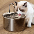 Stainless Steel Smart Pet Water Dispenser: Keep Your Pets Hydrated and Healthy for Cat Water Fountain