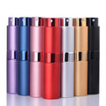 8ml  Aluminum Metal Spray Bottle Perfume Glass Bottle Rotating Bottle Without Cap Three Sections