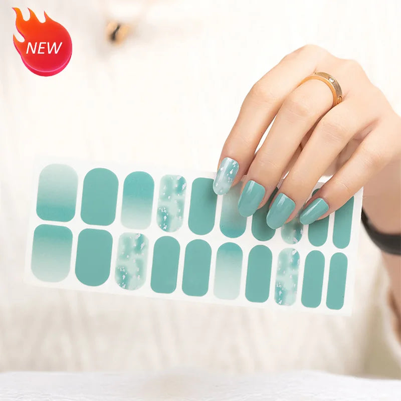 HuiZi Hello Kitty Stickers Custom Nail Wrap Printing Gel Nail MegaBDM