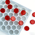 5ml 625 Cavities Non-Stick Eco-Friendly Reusable Heat Resistant Silicone Snack Molds Food Grade Candy Molds for Hard Candy