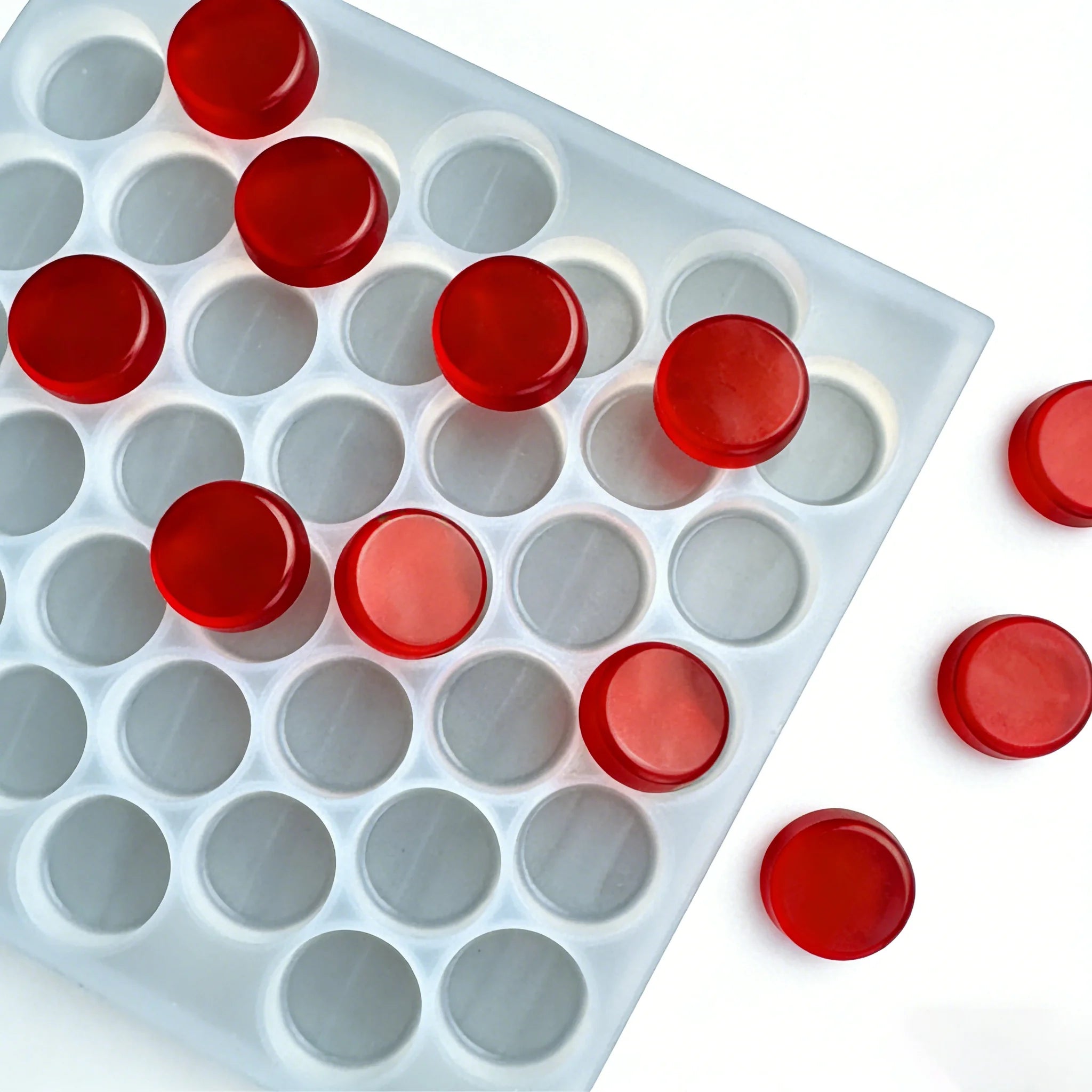 5ml 625 Cavities Non-Stick Eco-Friendly Reusable Heat Resistant Silicone Snack Molds Food Grade Candy Molds for Hard Candy