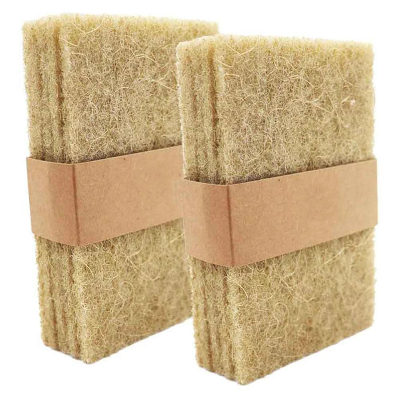 Esun Biodegradable Coconut Fiber Scrubbing Pads Eco-Friendly Non-Scratch Sponge for Dishwashing in Kitchen