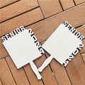 MDFSUB 100x179mm in Stock Sublimation 2024&senior Paddle Fan 2024 Grad Photo Frame Blank Sublimation 2024 Mdf Paddle Fans