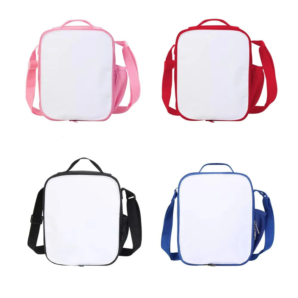 25*15*9 cm Popular Style Blanks Customized Sublimation Kids Lunch Box Storage Bag
