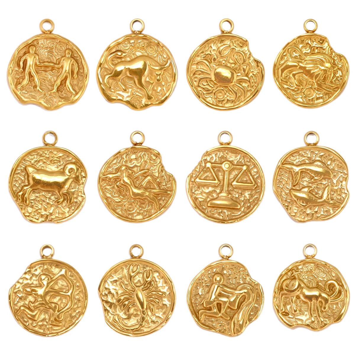 12 Zodiac Sign Bracelets Charm Trendy Charms Vendors Pendants Hip Hop Pendants Personalized Pendant Women Jewelry Accessories