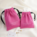 PandaSew Luxury Dense Silk Satin Drawstring Bag Pouch Wedding Favor Candy Bags