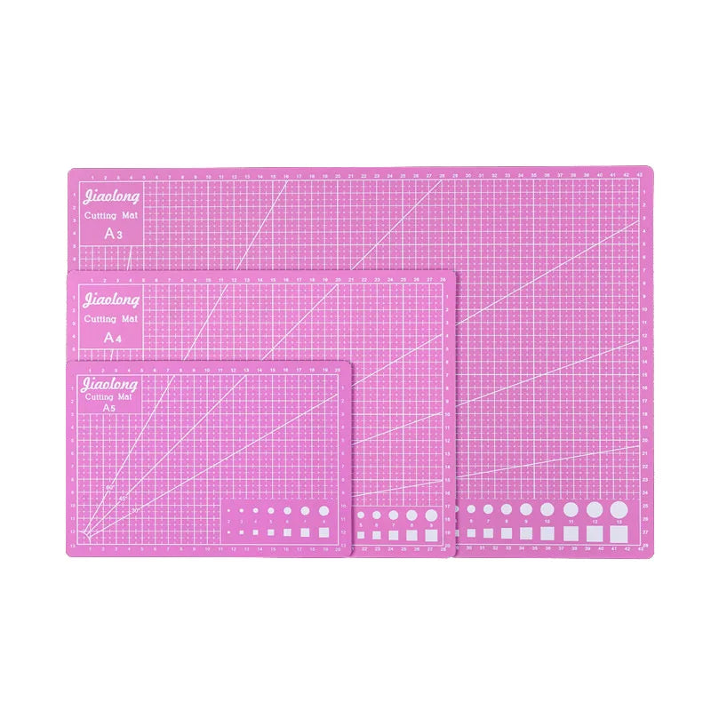 A3 Pink PVC Manual Cutting Mats Model Cutting Pad and Paper Cutting Pad