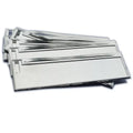 China Factory Directly Custom Blank Aluminum Tag 1*3-1/2 Inch Tack on Soft Tags 500pcs/box