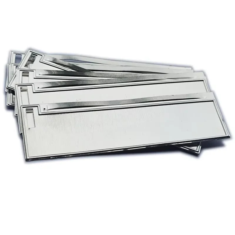 China Factory Directly Custom Blank Aluminum Tag 1*3-1/2 Inch Tack on Soft Tags 500pcs/box