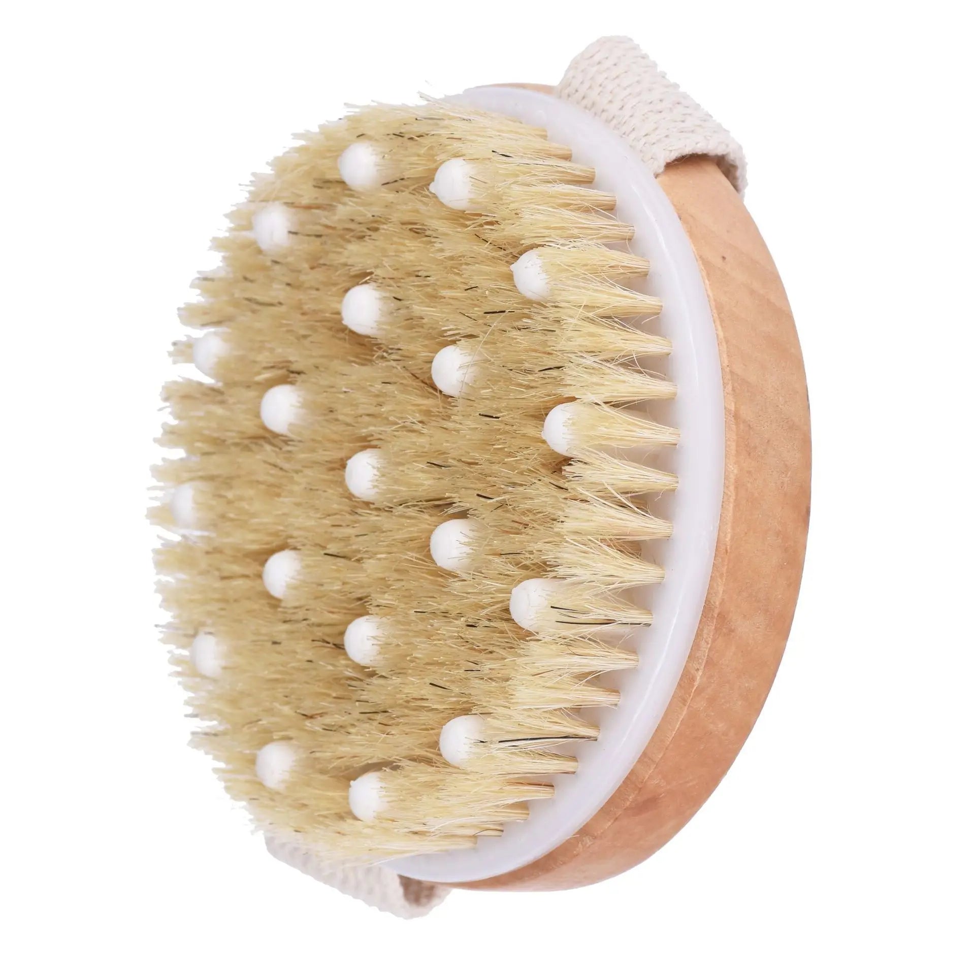 Natural Wooden Bristle Cellulite Exfoliating Body Smoother Dry Skin Bath Brush  Body Smoother Dry Skin Bath Brush