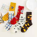 Wholesale Trendy Fun Cartoon Comic Socks Women Creative Cute Novelty Cotton Crew Socks Sets