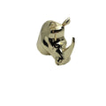 Factory Customized Recyclable 15mm Oem Decorative Metal Rhino Zinc Alloy Animal Cap Smart Lids