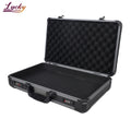 Gunmetal Grey Hard Carrying Case Portable Large Aluminum Tool Storage Box Customizable Aluminum Case