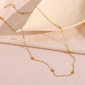 Dreamshow 18K Gold Plated Sunburst Heart Shape Chain Choker Necklace Tarnish Free Stainless Steel Necklace