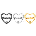 Factory Customized Name and Birthstone Stainless Steel Fashion Jewelry Brooches