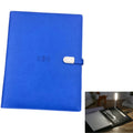 Rechargeable Notebook Power Bank Desk Lamp Customizable Business Gifts A5 Size PU and PVC Leather Cover for Notepad Diary