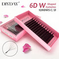 DIYDAY Qingdao 6D W C D Curl 8-14Mix Individual Eyelash for Lashes Private Labeling Lashes Private Labeling