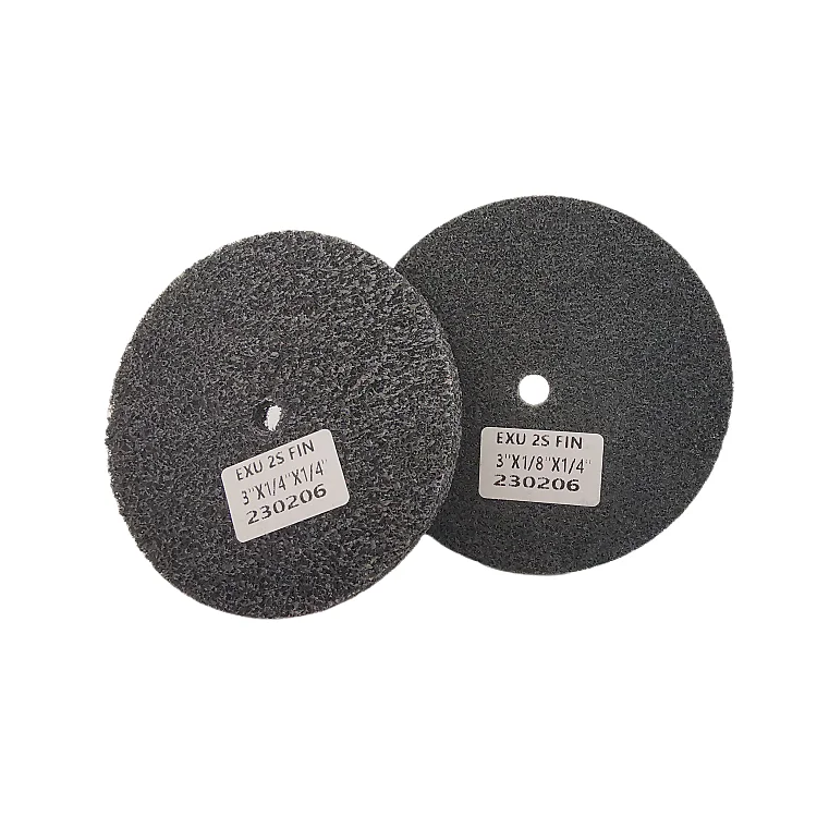 EXU 3X1/4X1/4 3S FIN High Performance Unitized Wheel 25mm Thickness Abrasive Resin Grinding Wheels Customizable OEM Support