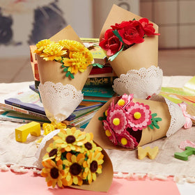 Holiday Gifts Felt Handmade Bouquets DIY Materials Kit Children's Handmade Gifts Handmade Decorative Materials Kit