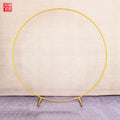 Dropshipping Large-Sized Circular Metal Wedding Arch Buckle Style Indoor Outdoor Backrest Bracket Garden Courtyard Party