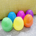 Wholesale Colorful Plastic Easter Plastic Egg Candies Chocolate Gift Toys Boxes Egg Shape Easter Decor