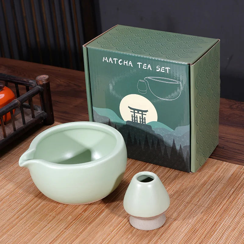 Matcha Bowl Matcha Making Song Dynasty Tea Ordering Tool Ceramic Tea WhiskJapanese Style Blender Set