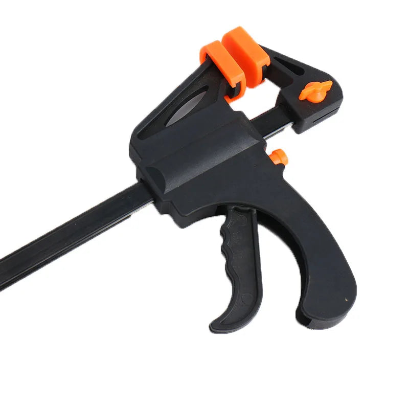 High Strength Heavy-Duty Woodworking F Clamp Teeth Source Factory Customizable Size/Colour Bidirectional Fixation DIY Steel
