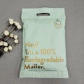 Biodegradable Custom Courier Delivery D2W Compostable Mailing Bags Shipping Mailer Bags for Clothing With Handle