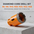 Bontai OD38 Vacuum Brazed Drill Bits for Granite Marble Tile Core Drilling