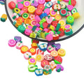 Hot Selling 10mm Various Fruit Mixed Ceramic Clay Porcelain DIY Bracelet Necklace Accessories Loose Bead Mixed Color Wholesale