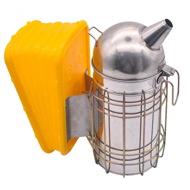 CHINABEES Beekeeping Smoker Stainless Steel Manual Bee Smoke Bombs Beekeeper Tool Apiculture Sprayer Goods Tools for Beekeeper S