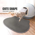ZYZPET Cat Litter Mat Trapping Mat Double Waterproof Non-Slip Cat Mat Litter Washable Easy Clean Scatter Control
