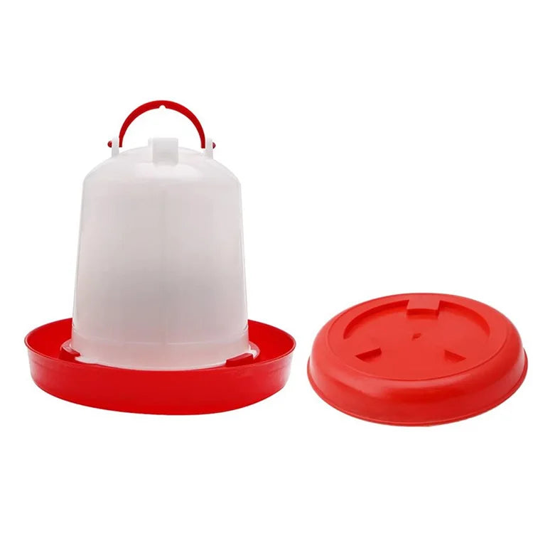 1.5L Plastic Manual Poultry Chicken Water Drinker and Feeder Farm Animal Broiler Chicken Manual Drinker New Condition