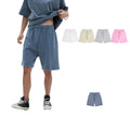 OEM/ODM Custom Embroidery logo Rawed Edge Fitness Running 100%cotton Sports Workout Jogger Sweat Shorts for Men