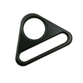 Zinc Alloy Black Triangle Buckle Triangle Adjuster Ring for Backpack Pet Collar Handbag Strap