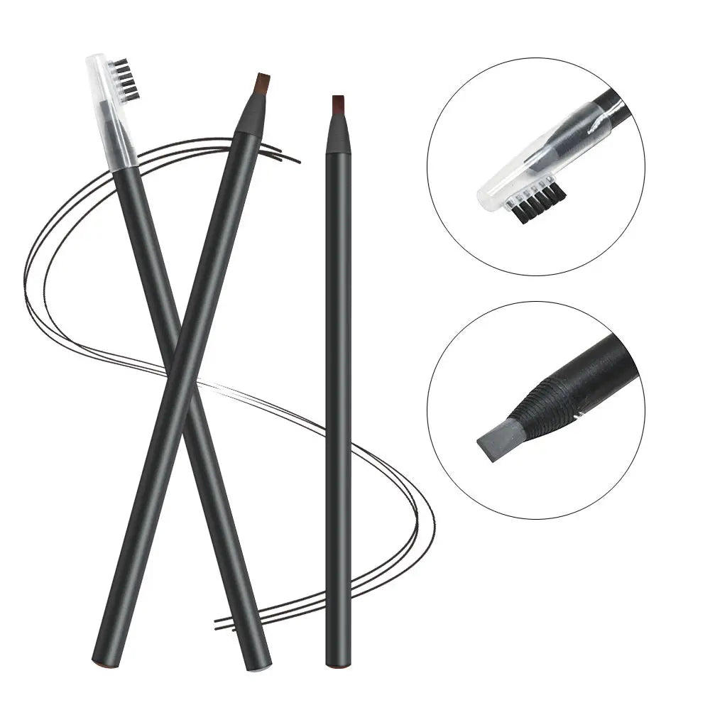 Wenshen Private Babel New Formula Microshading Mapping Percil Waterproof Eyebrow Microblading Pen with Brush