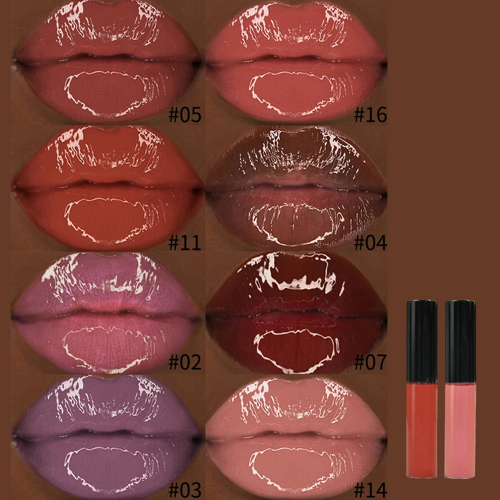 Makeup Liquid Mineral Waterproof Lip Gloss Clear Nude Gloss Private Label Wholesale