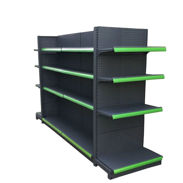 Factory Custom Heavy Duty Single-Sided Convenience Shelf Supermarket Rack Display Shelf