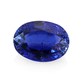 Wholesale Synthetic Sapphire Loose Gemstone Crack Lab Created Sapphire Oval Cut Thailand cut Blue Sapphire Stone