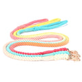 Quick Release Woven Adjustable Cotton Solid Personalized Braided Paracord Hands Free Dog Leash