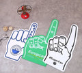 Plastic Eva Foam Hand Props Big Finger Fans for Cheering As Token Use