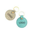 Heart-Shaped Leather Keychain Bag with Stainless Steel Pendant and Letterpress Printing for Business Decorative Packaging
